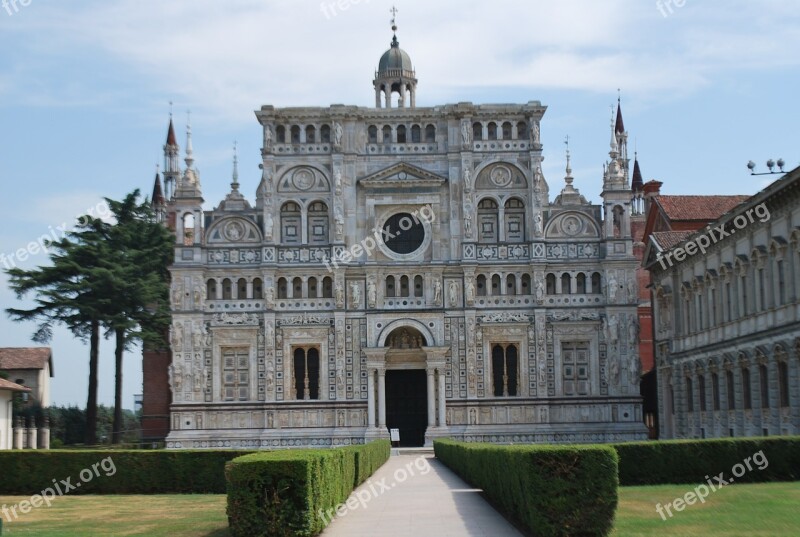 Chartreuse Pavia Italia Architecture Facade