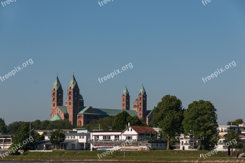 Dom Speyer Rhine Church Houses