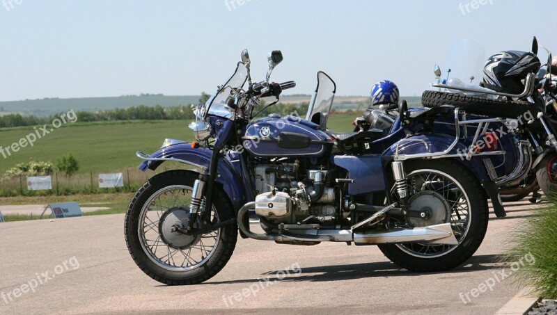 Veteran Sidecar Bmw Motorcycle Free Photos