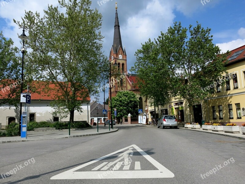 Church Csepel Ráckeve Zebra Gyalogátkelő