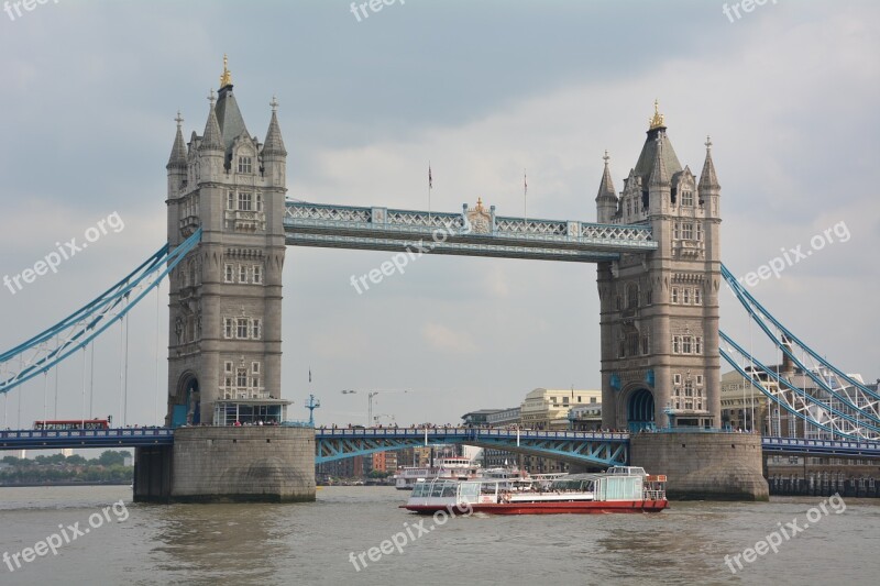 Tower Bridge London Bridge River Thames Free Photos