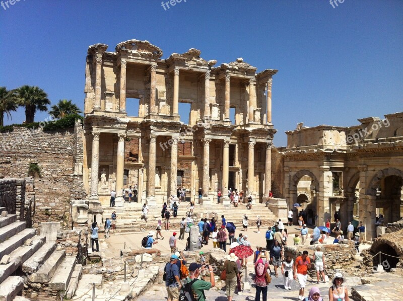 Ephesus Ancient Times Turkey Historically History