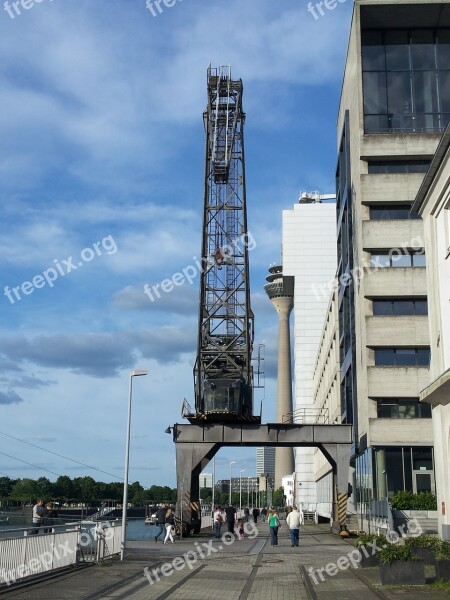 Crane Port Düsseldorf Industry Jib Crane