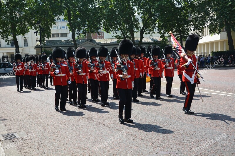 Guard Red Step March London