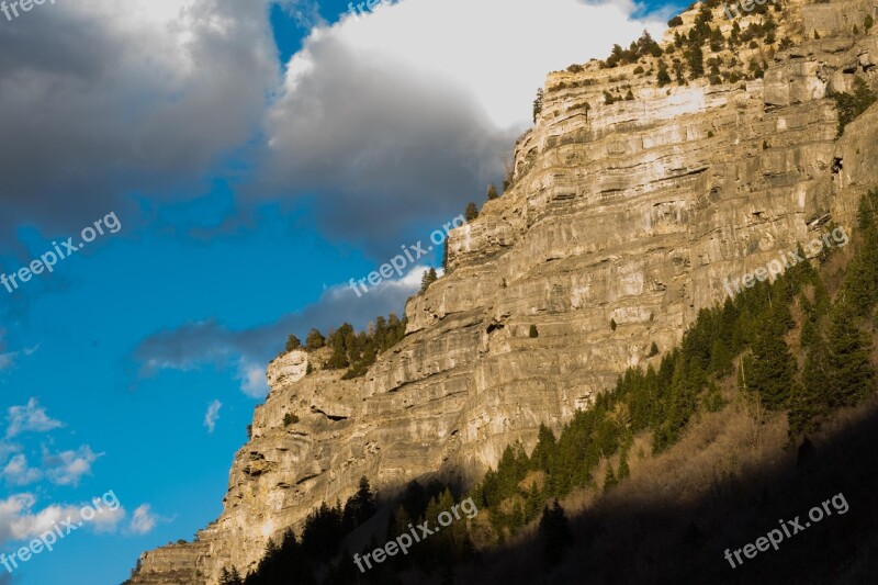 Mountains Mountain Sky Beautiful Contrast