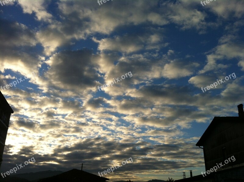 Blue Sky Cloudy Sky Clouds You Beckoning Sky