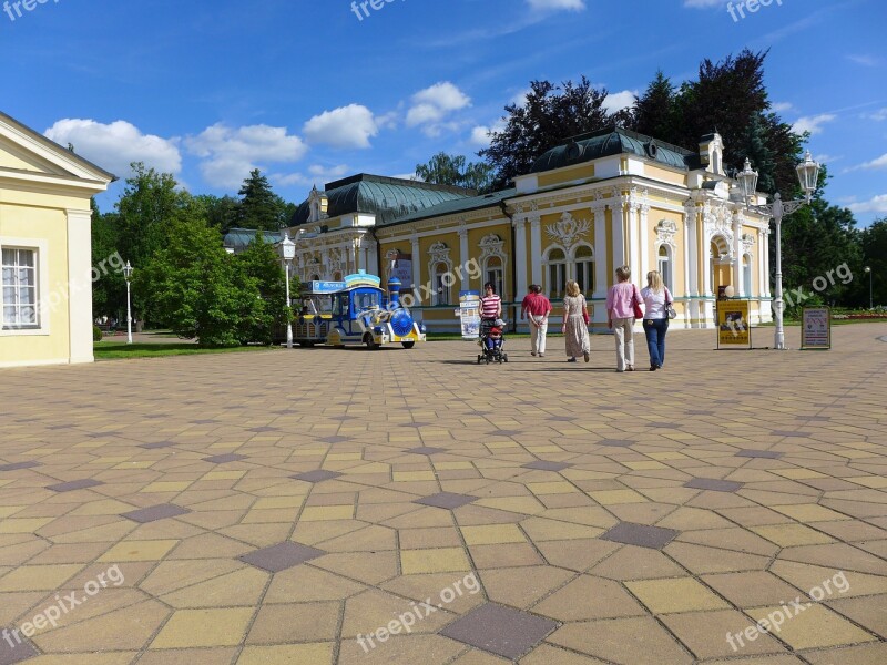 Czech Republic Františkovy Lázně The Colonnade Spa Paving