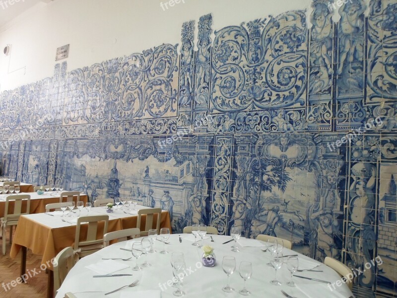 Restaurant Historically Tiles Porto Portugal