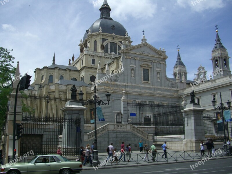 Madrid Cathedral City Centre Free Photos