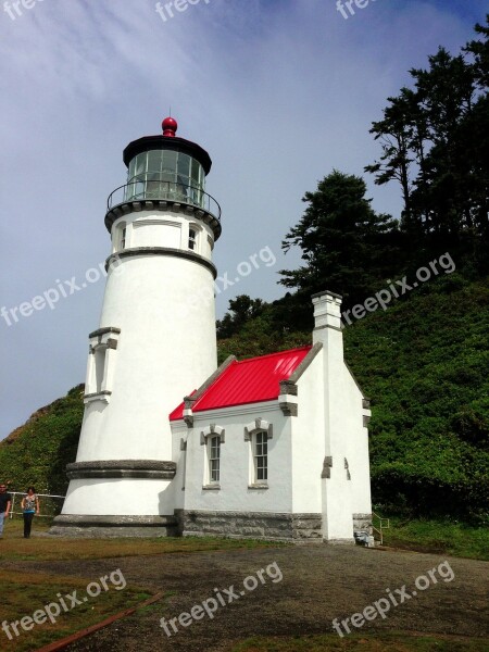 Lighthouse Oregon Coast Ocean Beacon