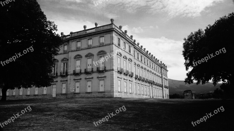 Riofrio Palace Facade Spain Segovia