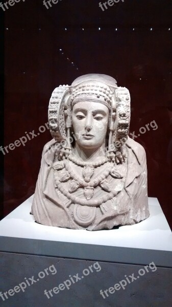 Lady Of Elche Archeology Sculpture Art Museum