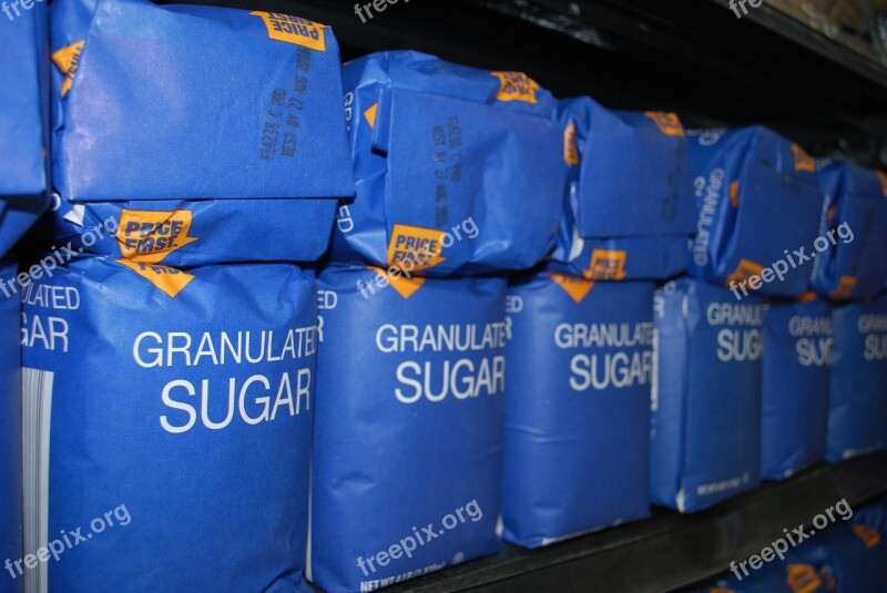 Sugar Granulated Sweetener Sweet Packages