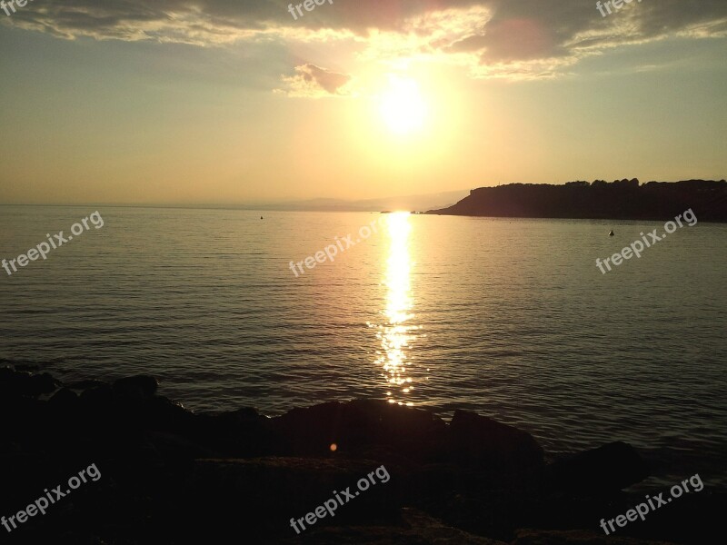 Sunset Waterfront Naples Free Photos