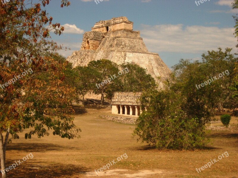 Uxmal Mexico Pyramid Maya Free Photos