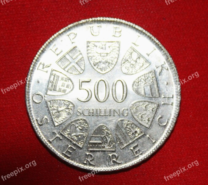 Coin Schilling Silver Currency Free Photos