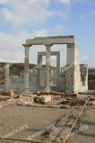 Greece Architecture The Old Town Monuments Paros