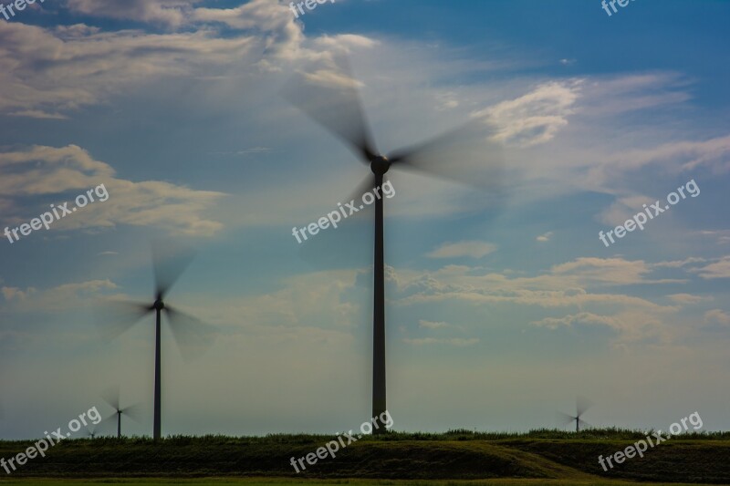 Windmill Sky Green Energie Wind Energy