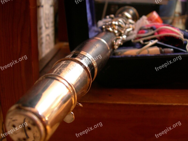 Clarinet Music Gold Free Photos