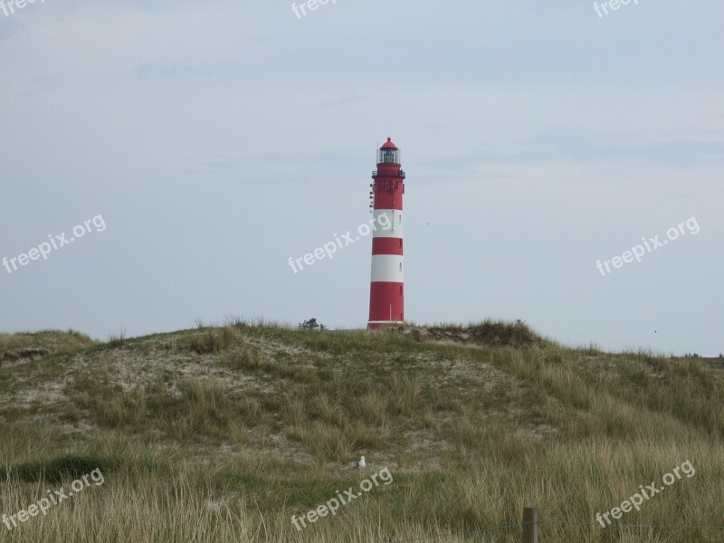 Lighthouse North Sea Island Wadden Sea Free Photos