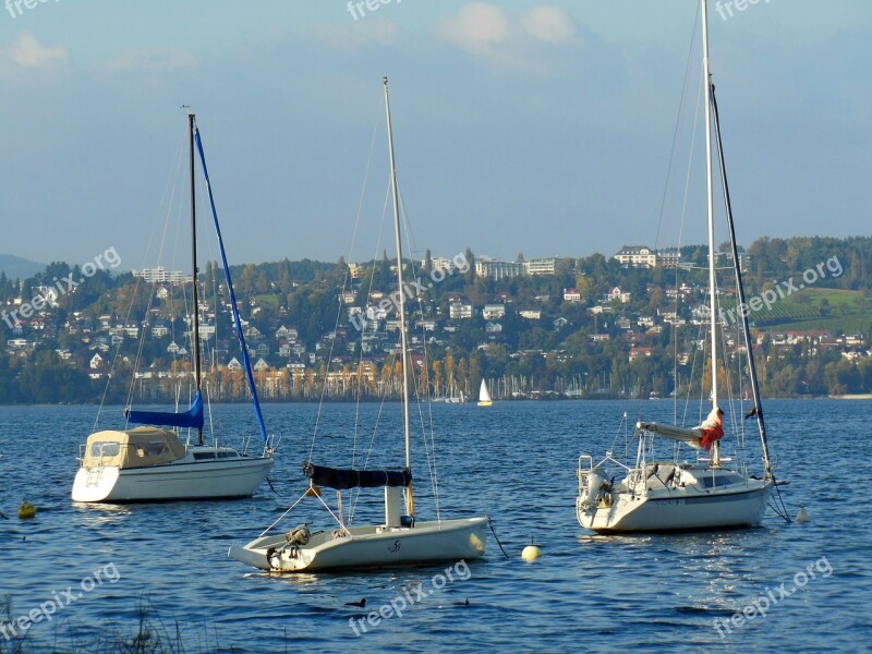 Boats Lake Constance Water Sailing Boats Constance