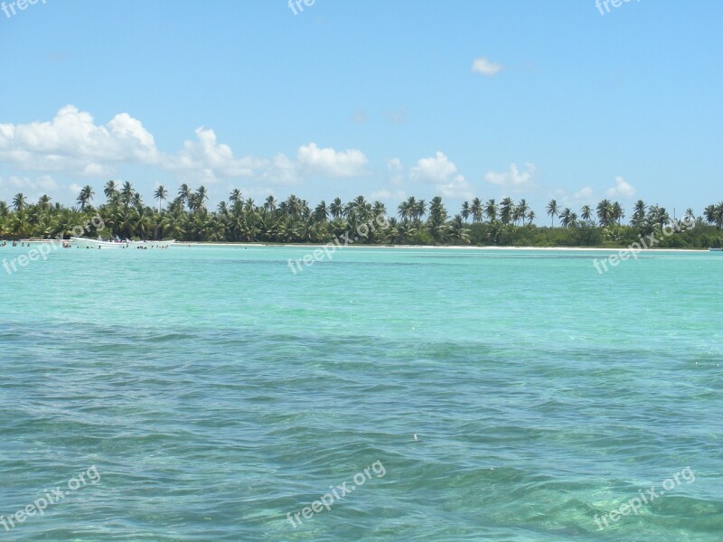 Dominican Republic Caribbean Sea Nature Blue