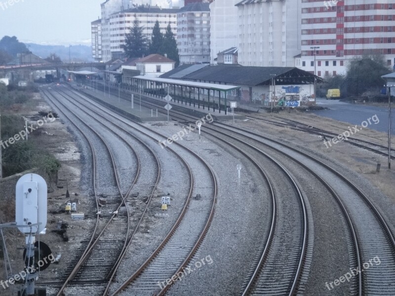 Train Station Vias Railway Free Photos