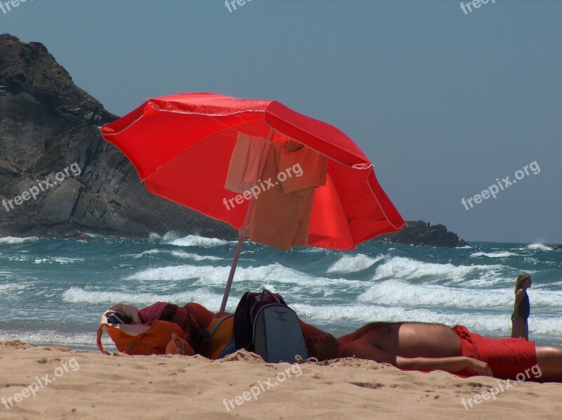 Holidays Sea Beach Portugal Sand