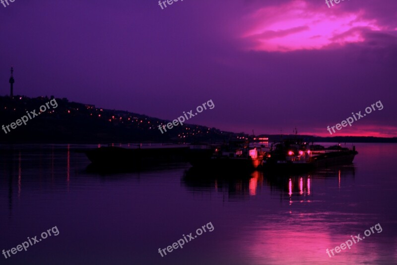 Oltenița The Danube Port Night Steamer