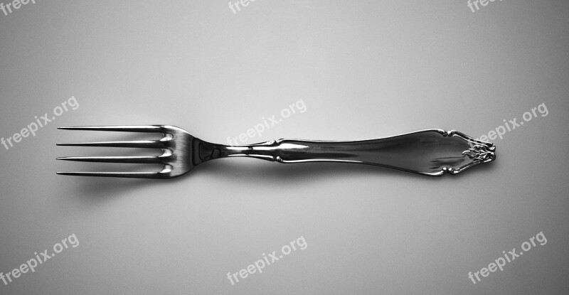 Fork Tool Table Eat Silver