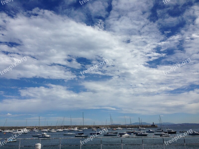 Sea Sky Cantabria Coast Free Photos