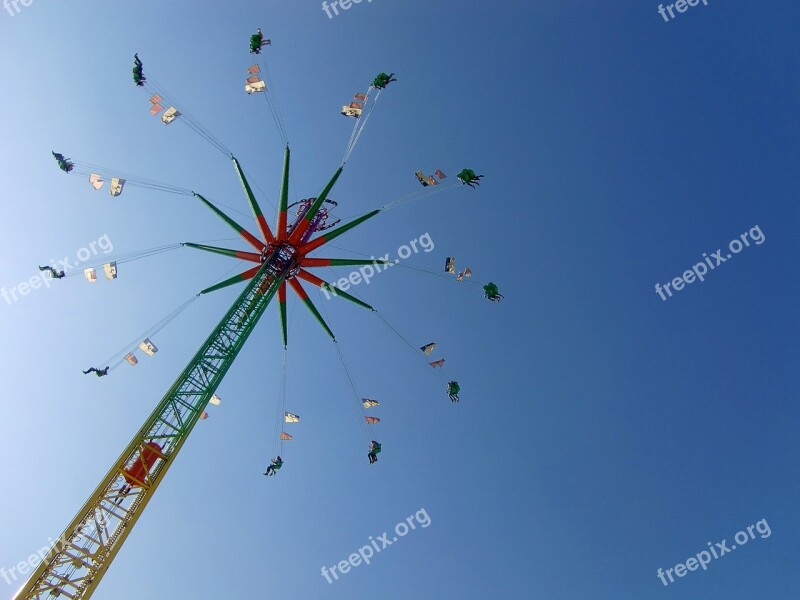 Kettenkarusell Fairground Oktoberfest Folk Festival Ride