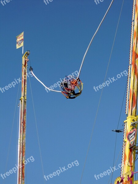 Bungee System Spin Bungee Fairground Oktoberfest