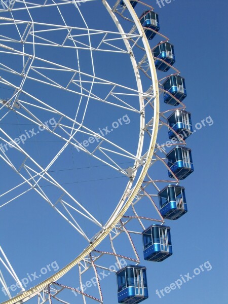 Ferris Wheel Fairground Oktoberfest Folk Festival Ride