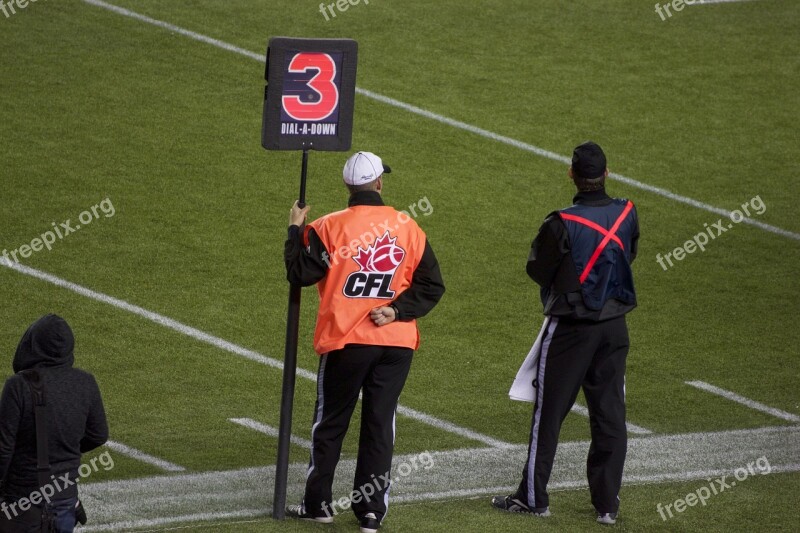 Football Athletics Sideline Cfl Canadian