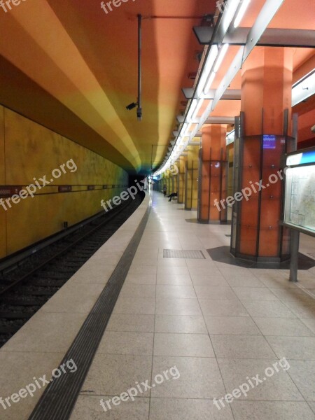 Metro Munich Platform Free Photos