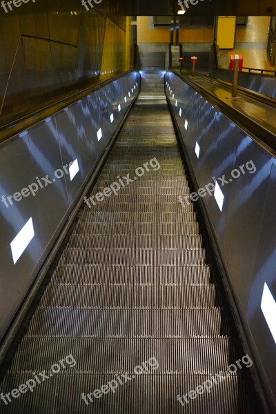 Escalator Stairs Handrails Means Of Rail Transport Roller Platform