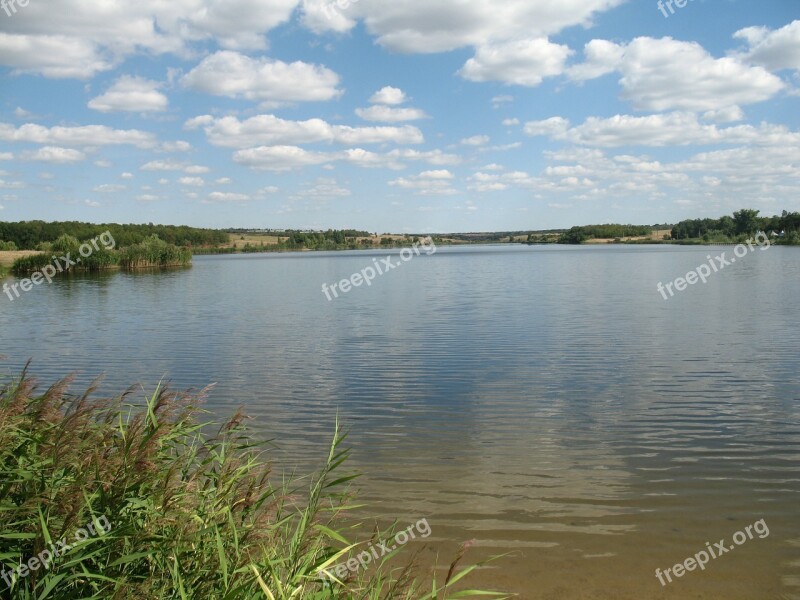 Body Of Water Summer Lake Water Nature