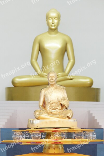 Buddha Buddhists Meditate Wat Phra Dhammakaya