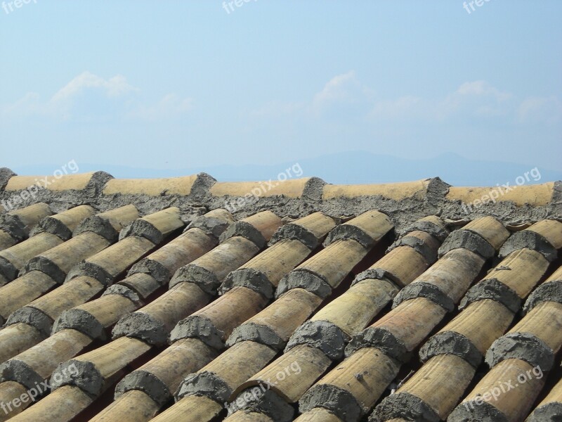 Roof Tile Greece Corfu Free Photos