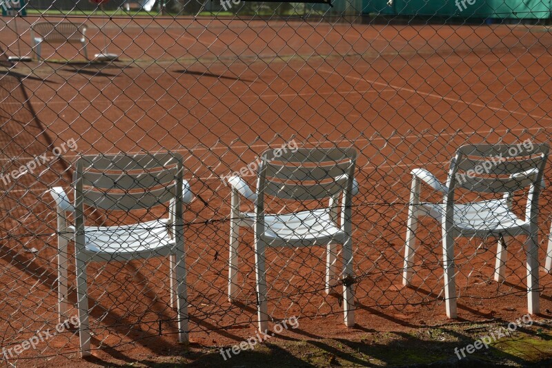 Tennis Tennis Court Chairs Garden Chairs Sports Ground