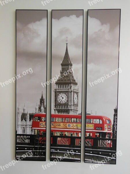 Picture Trolley Clock Tower England