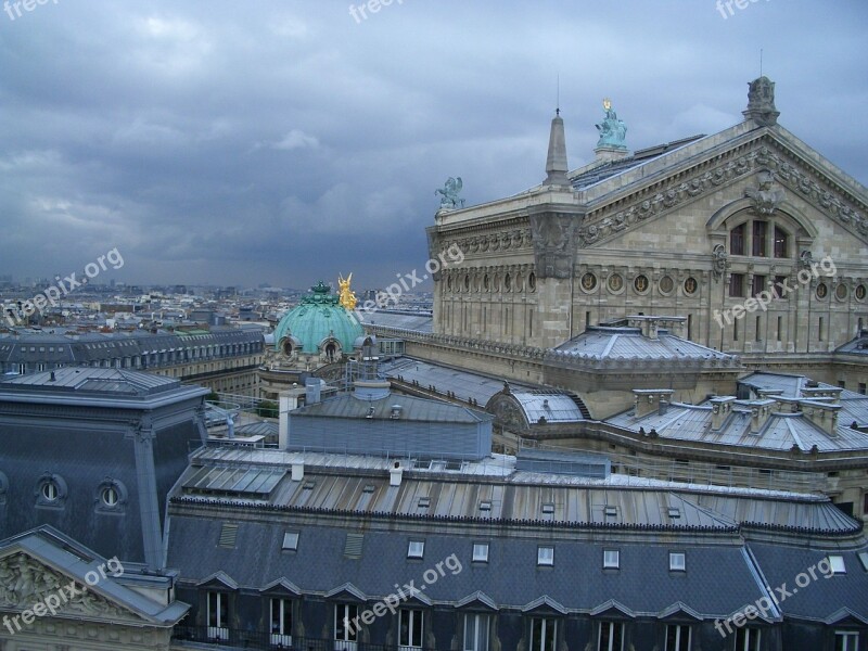 Paris Opera Building View Travel