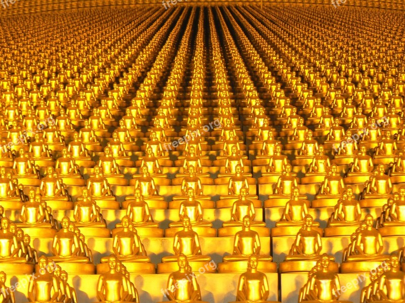 Dhammakaya Pagoda More Than Million Budhas Gold