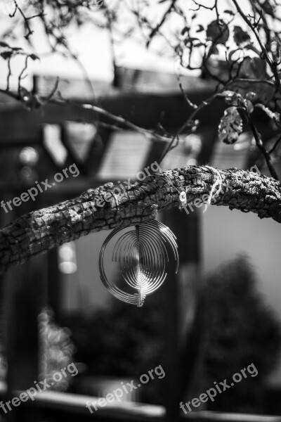 Reflector Branch Decoration Glass Tree