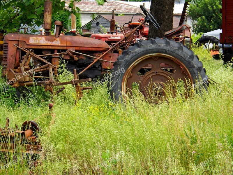 Tractor Machine Machinery Vehicle Work