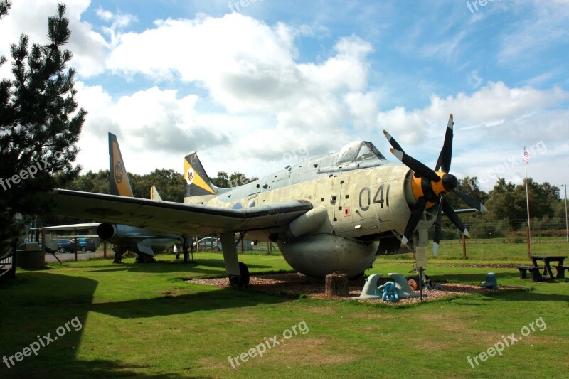 Aircraft Museum Propeller Navy Gannet