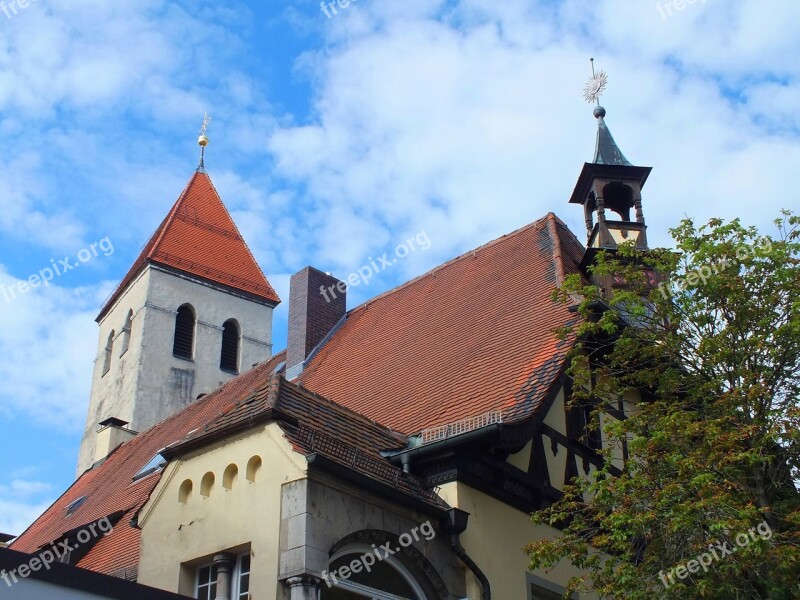 Regensburg Steeple Germany Bavaria Church