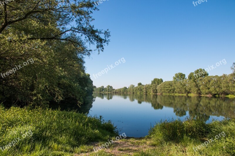 Landscape Water Nature River Old Rhine