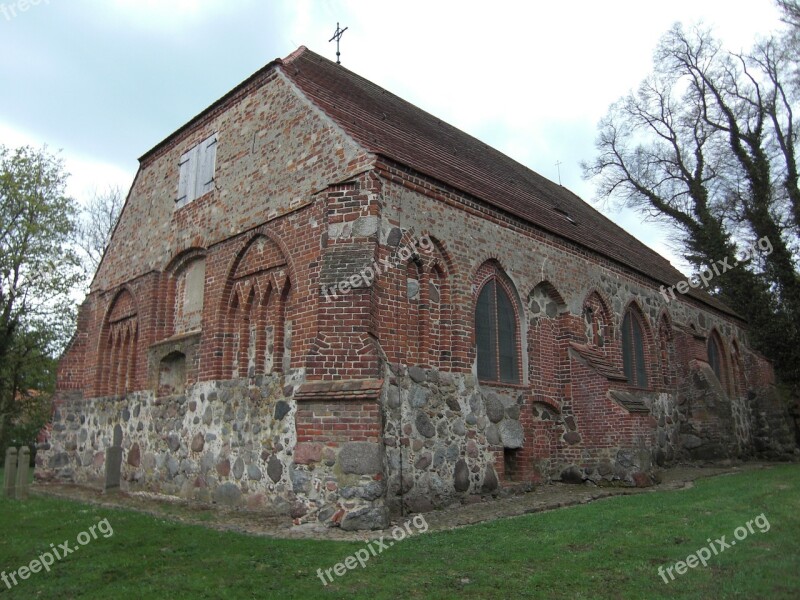 Usedom Church Village Old Architecture